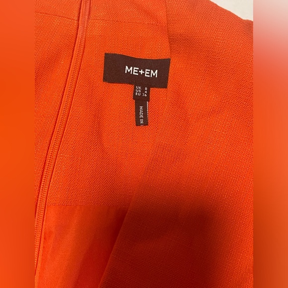 ME+EM Vibrant Orange Midi Dress - Picture 3 of 4